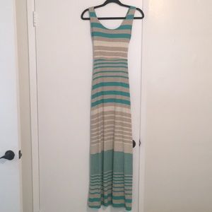 Open Back Maxi Dress